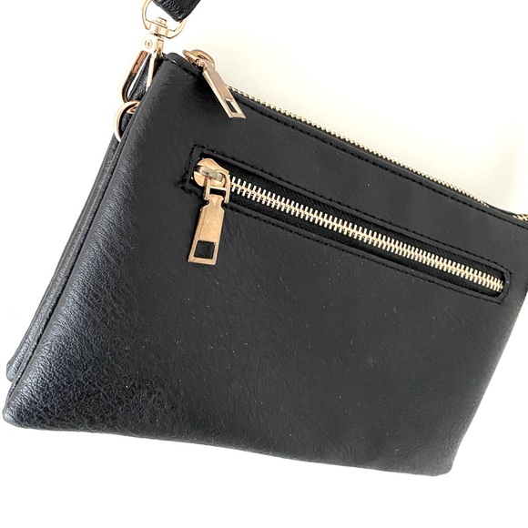 Handbags - Vegan Black Crossbody Bag